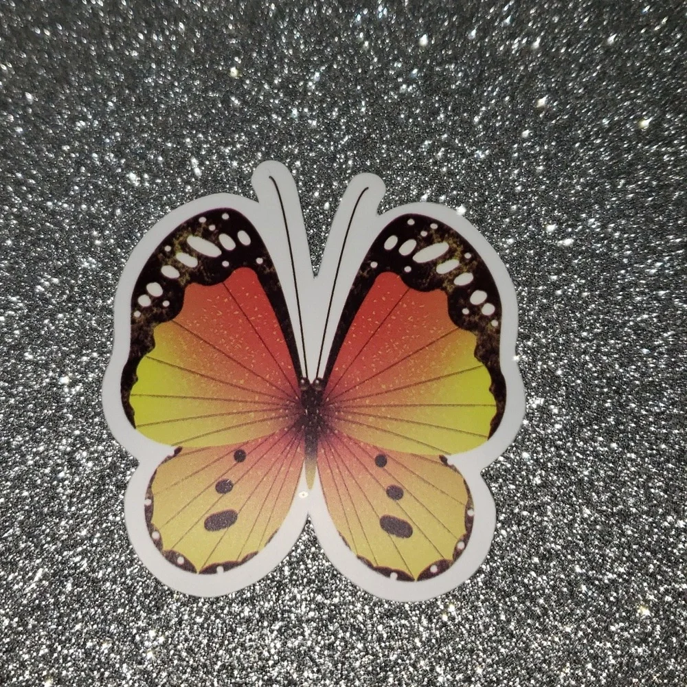 NATURE WATERPOOF Sticker Butterfly - Picture 1 of 7